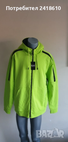 Emporio Armani EA7 Full Zip Hoodie Mens Size XL / 2XL НОВО! ОРИГИНАЛ! Мъжко Горнище!