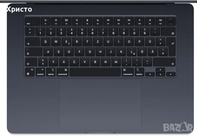 НОВ!!! Лаптоп Apple MacBook Air 15", Apple M3, 8 CPU ядра и 10 GPU ядра, 8GB, 256GB SSD, Midnight, снимка 3 - Лаптопи за работа - 47934297
