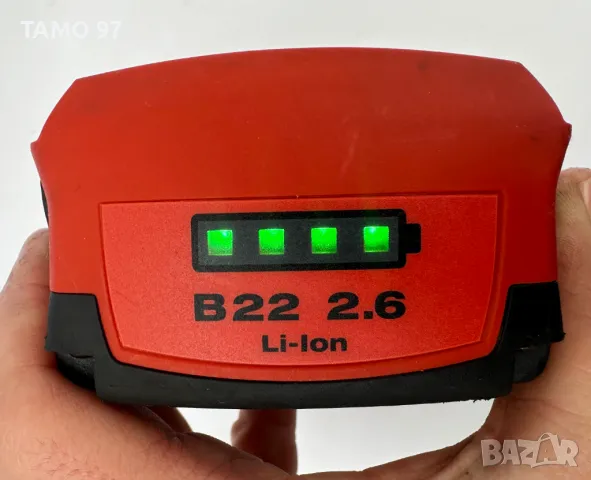 Hilti B 22/2.6 - Акумулаторна батерия 22V 2.6Ah 2022г., снимка 5 - Други инструменти - 47985027