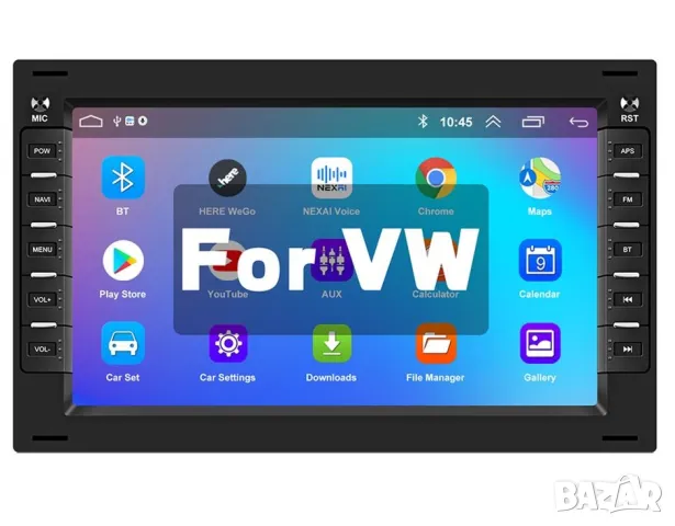Мултимедия, Двоен дин, за VW BORA, POLO, SHARAN, JETTA, Golf, Volkswagen Андроид, навигация, Android, снимка 9 - Аксесоари и консумативи - 46006135