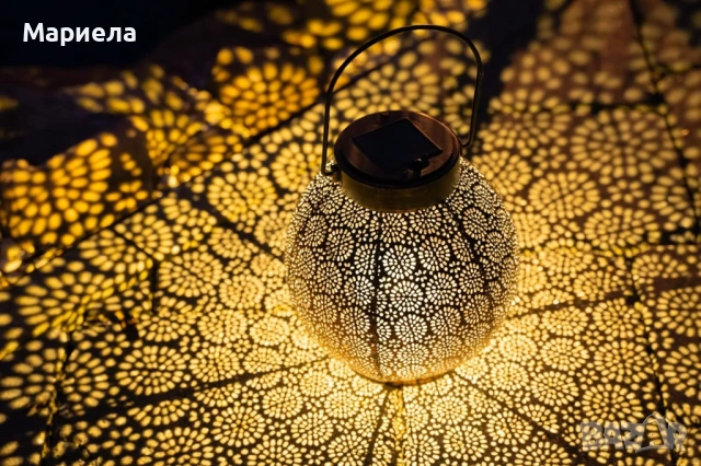 Соларен фенер MARRAKESH за външно осветление, водоустойчив, снимка 5 - Други - 53825987