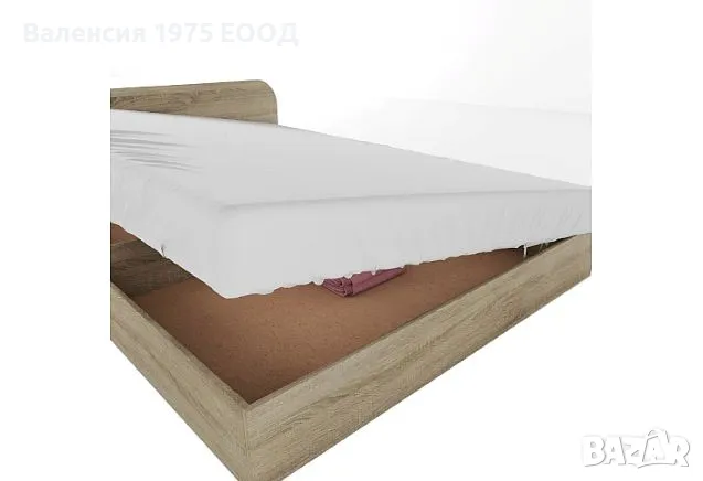 Спалня с повдигащ механизъм Сити 2003 сонома, орех или комбинация бяло/ арвен, снимка 4 - Спални и легла - 18797267