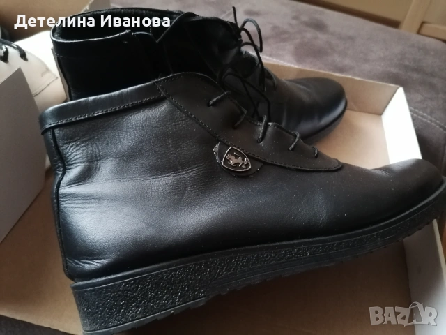 Дамски боти естествена кожа , снимка 2 - Дамски боти - 53284757