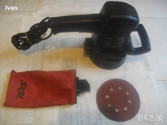 НОВ 270 ВАТА SKIL НИДЕРЛАНДСКИ КРЪГЪЛ ЕЛЕКТРИЧЕСКИ ЕКСЦЕНТЪР ВИБРОШЛАЙФ ф125мм С ТОРБА ЗА ПРАХ , снимка 12 - Други инструменти - 49774835