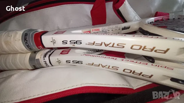 Wilson 2 бр. Pro Staff 95" (със сак Wilson 1914) - юбилейни 100 г., снимка 7 - Тенис - 48861202