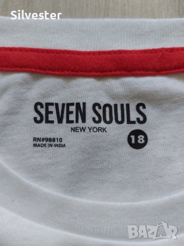 Детска тениска SEVEN SOULS, NY, за 12-14г. дете, снимка 5 - Детски тениски и потници - 41956673
