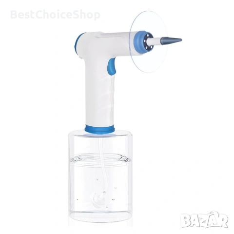 Комплект за почистване на уши, 1800 mAh, 500 ml, бял/син, снимка 3 - Други - 53841704