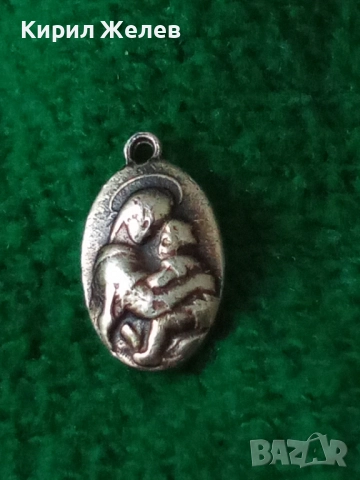 СТАРА СРЕБЪРНА ИКОНКА СВЕТИ ЙОСИФ с МЛАДЕНЕЦА ИИСУС ПАТИНИРАНО СРЕБРО ВИСОКА ПРОБА АРТ РАБОТА 30298, снимка 10 - Антикварни и старинни предмети - 50542206