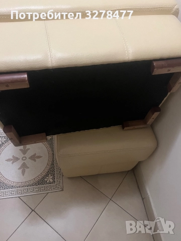 Кожени табуретки, снимка 4 - Дивани и мека мебел - 49801558