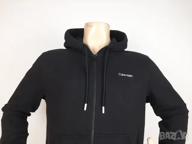 Calvin Klein Zip Hoodie - Оригинално мъжко горнище размер S, M, снимка 6 - Спортни дрехи, екипи - 48555448