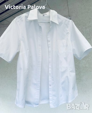 Бяла риза MARCO PECCI памук, снимка 1 - Ризи - 41491932