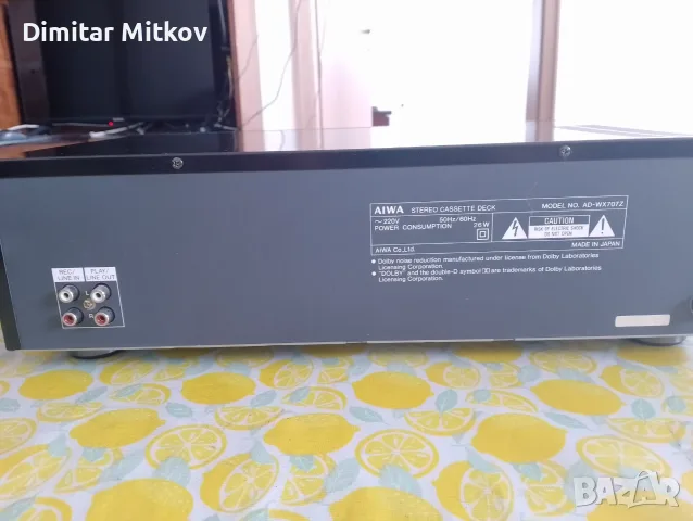 Аудио дек Aiwa-AD.WX.707, снимка 3 - Декове - 56073290