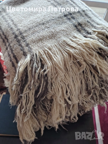 Одеяло 100% вълна, снимка 2 - Олекотени завивки и одеяла - 53186735