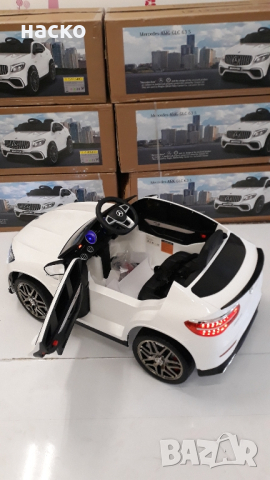 Акумулаторни коли джипове Mercedes 12v с кожена седалка,меки гуми (EVA), снимка 5 - Детски велосипеди, триколки и коли - 44765942
