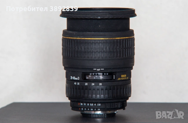 Продавам обектив Sigma 20-40 f2.8 D EX за Nikon, снимка 3 - Обективи и филтри - 53076432