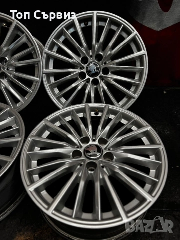 Алуминиеви джанти за Шкода (Skoda), Фолксваген (Volkswagen), 5x112, 17 цола, 4 броя, снимка 6 - Гуми и джанти - 53618780