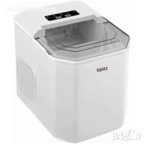 Ледогенератор Voltz, 100W~120W, 12кг./24ч., 1.3л., Черен или бял, снимка 3 - Други - 50080328