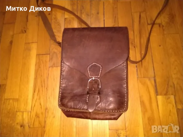 Чанта естествена кожа за през рамо №12 размер 28х21см, снимка 2 - Чанти - 47856130