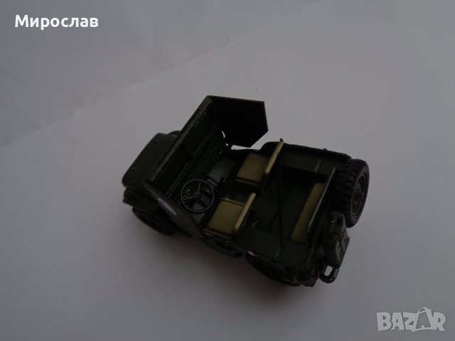  VICTORIA 1/43 JEEP WILLYS ИГРАЧКА КОЛИЧКА ВОЕНЕН МОДЕЛ ДЖИП, снимка 6 - Колекции - 44349883
