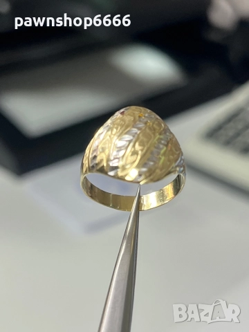 Златен пръстен 14К, снимка 3 - Пръстени - 52824951