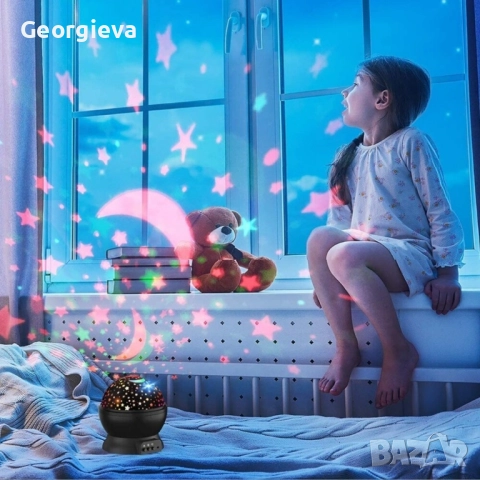 Нощна лампа детски планетариум, снимка 6 - Електрически играчки - 48736911