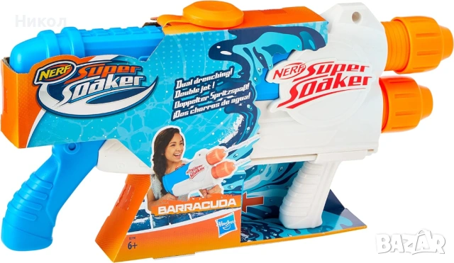 Nerf Super Soaker Barracuda бластер, снимка 4 - Други спортове - 53073455
