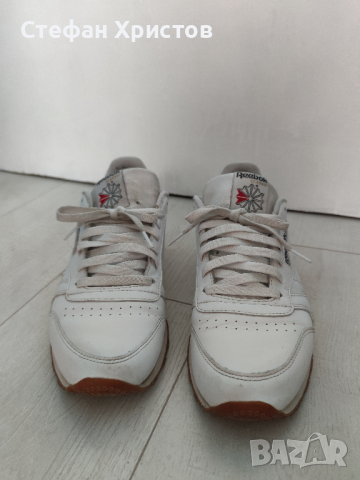 мъжки маратонки Reebok Classic Leather номер 45, ест. кожа, снимка 4 - Маратонки - 44527091