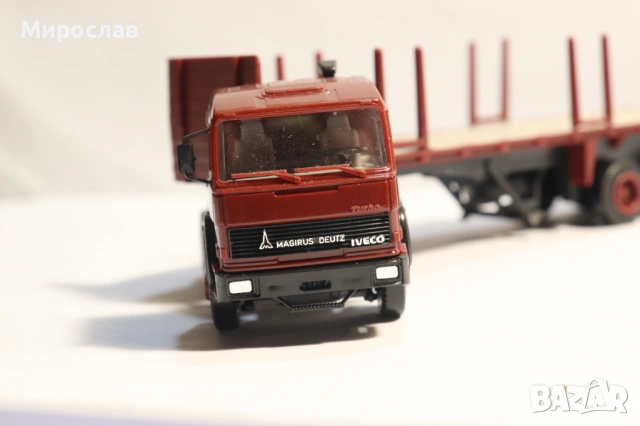 HERPA H0 1/87 IVECO MAGIRUS КАМИОН ДЪРВАРКА МОДЕЛ КОЛИЧКА, снимка 3 - Колекции - 53606979