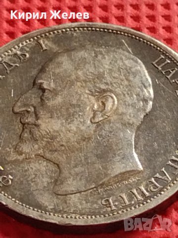 СРЕБЪРНА МОНЕТА 1 лев 1913г. Фердинанд първи Цар на Българите 37164, снимка 11 - Нумизматика и бонистика - 40213815