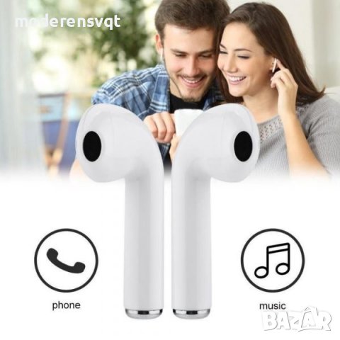 Безжични Bluetooth слушалки i7S TWS, снимка 5 - Bluetooth слушалки - 39556782