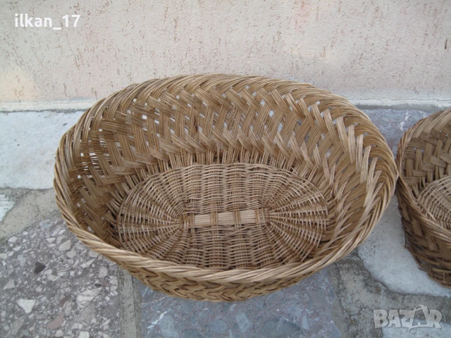 Кошници плетени два броя в отлично състояние внос от Германия, снимка 4 - Декорация за дома - 50955145