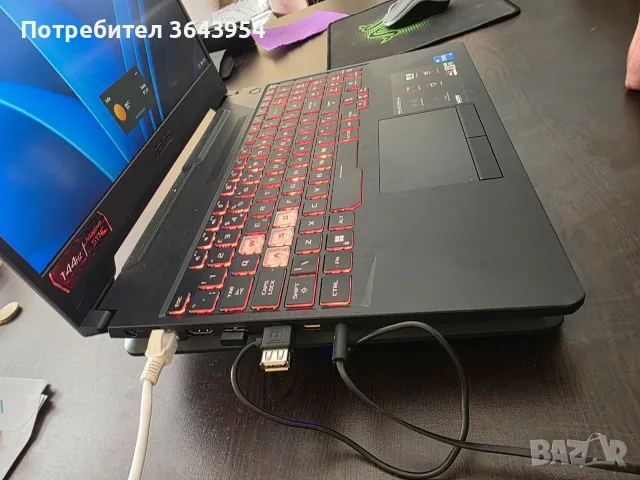 Asus tuf gaming f15, снимка 4 - Лаптопи за игри - 56196695
