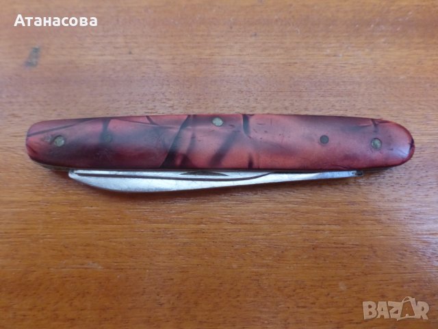 Джобно ножче с 2 остриета цвят пепел от рози, снимка 7 - Ножове - 41103537