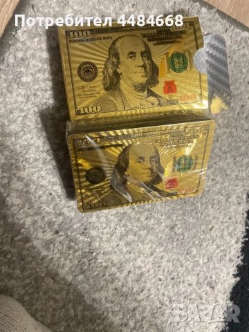 Teste karti za igra zlatni, снимка 3 - Карти за игра - 52069189