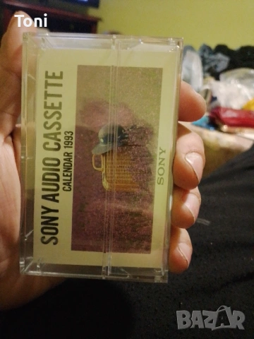 КАЛЕНДАР ЗА АУДИОКАСЕТИ SONY 1993 ЯПОНИЯ ЧИСТО нов 