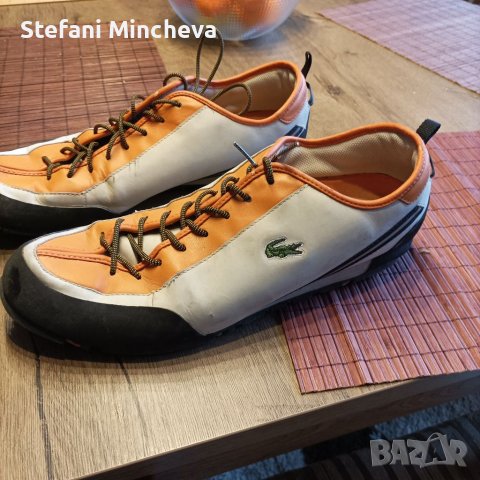 Lacoste 46 номер 30 см стелка кожа уникален модел, снимка 2 - Маратонки - 39402957
