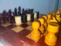 Голям Дървен шах 44 х 44 см. и табла, снимка 5
