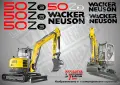 WACKER NEUSON строителна техника и механизация стикери, снимка 2