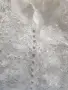 М/L Булченска бяла рокля с шлейф, снимка 5