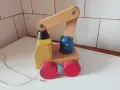 Влакче и метални колички и дървен кран., снимка 2