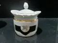руски порцелан залатой пегас захарница и купа, снимка 8