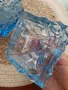  Джудже -стъклена   ретро захарница,бомбониера, снимка 11