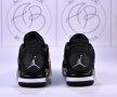 Nike Jordan Retro 4 PSG, Pure Money, Black Canvas, снимка 15