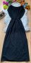 Елегантна дълга черна рокля, снимка 1 - Рокли - 41934628