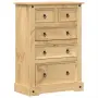vidaXL Скрин Corona, 80x43x114 см, бор масив(SKU: 4005671), снимка 1