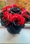 Ръчно изработени рози от сатен , снимка 1