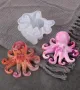 3D Октопод медуза силиконов молд форма фондан шоколад гипс смола свещ сапун декор, снимка 2