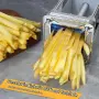 Електрическа резачка за картофи и зеленчуци Sopito, 2 приставки - 9х9мм и 12х12мм, снимка 4