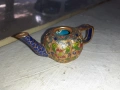 Малко чайниче Клоазоне cloisonne, снимка 4
