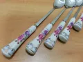 лъжички с порцеланови дръжки , снимка 4